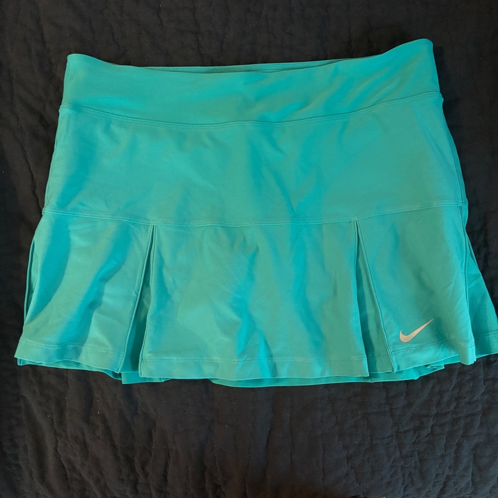 Nike Turquoise Pleated Tennis Skort